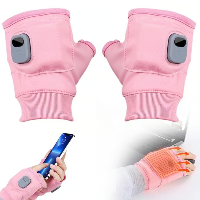 ✨Smart Thermostatic Heated Fingerless Gloves
