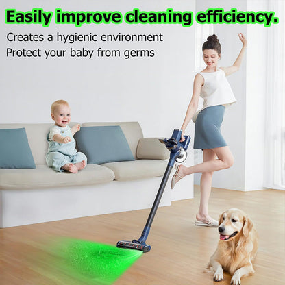Green LED dust detector lamp Vacuum Cleaner Accessories